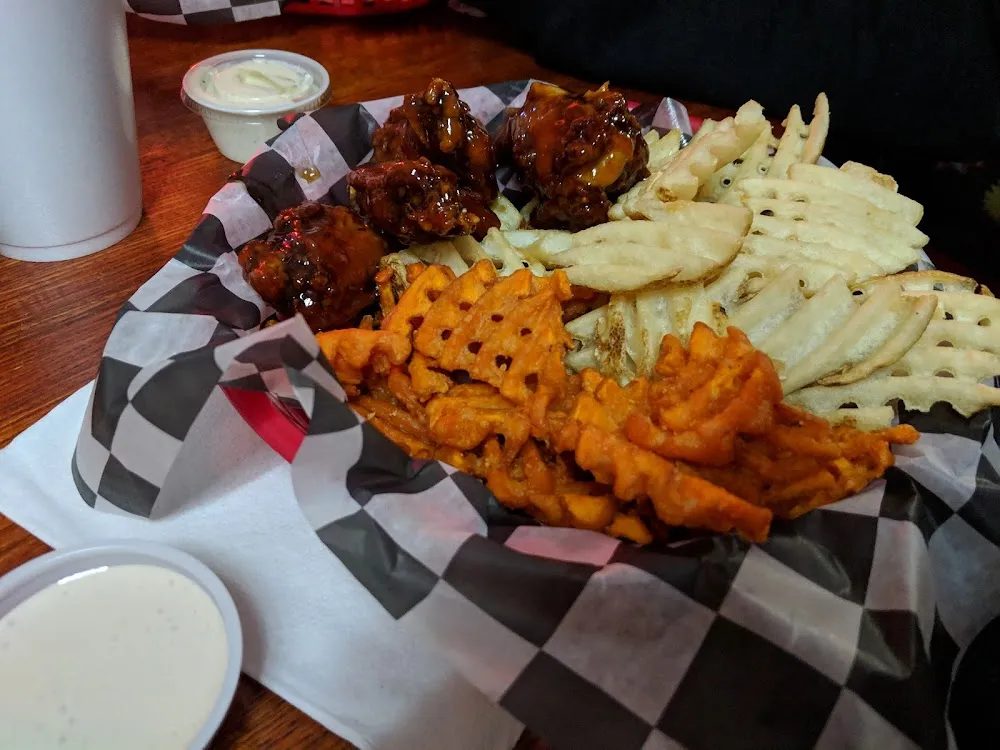 Wants with Sweet Potato Waffle Fries